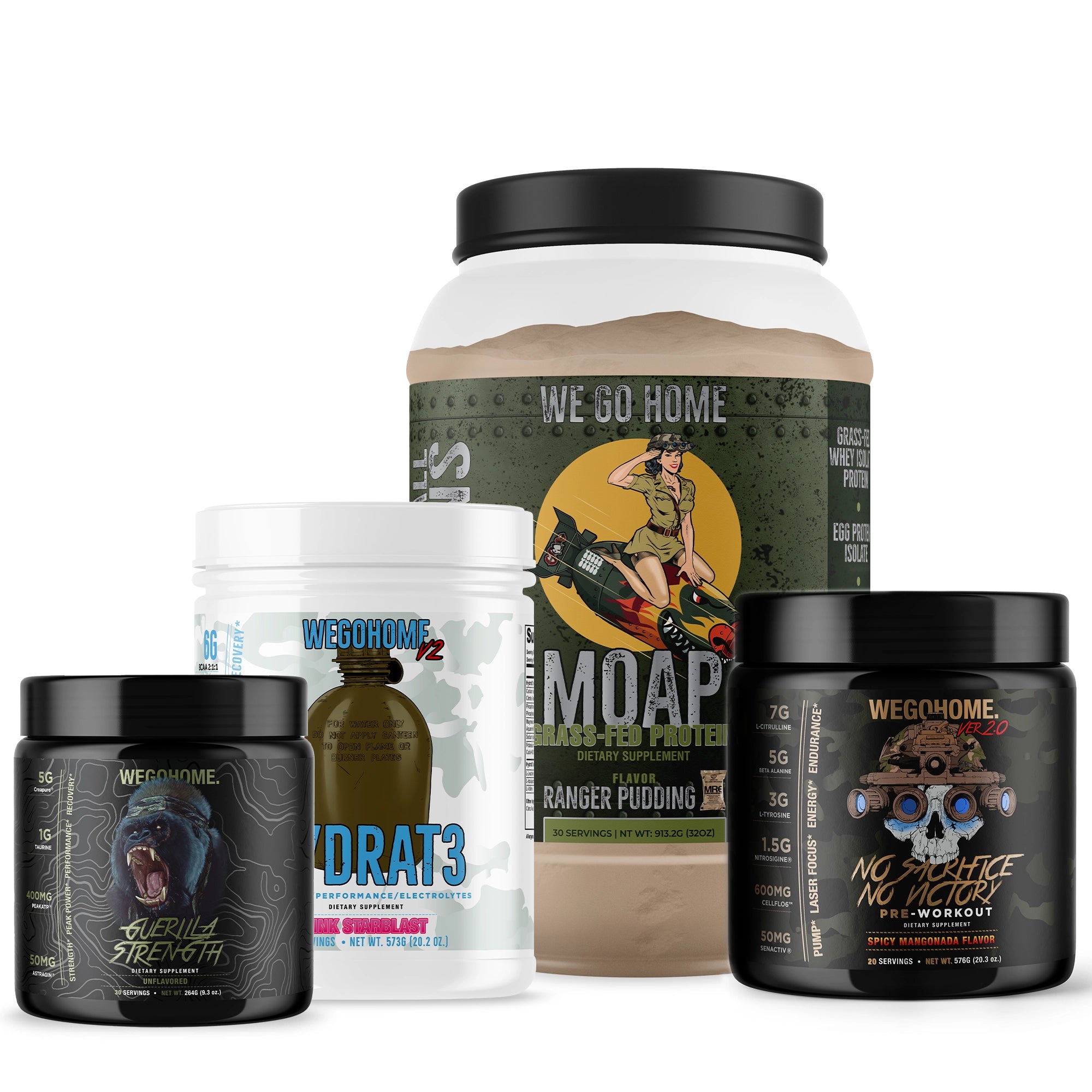 Ultimate Performance Stack Pre Workout + Isolate Protein + Creatine