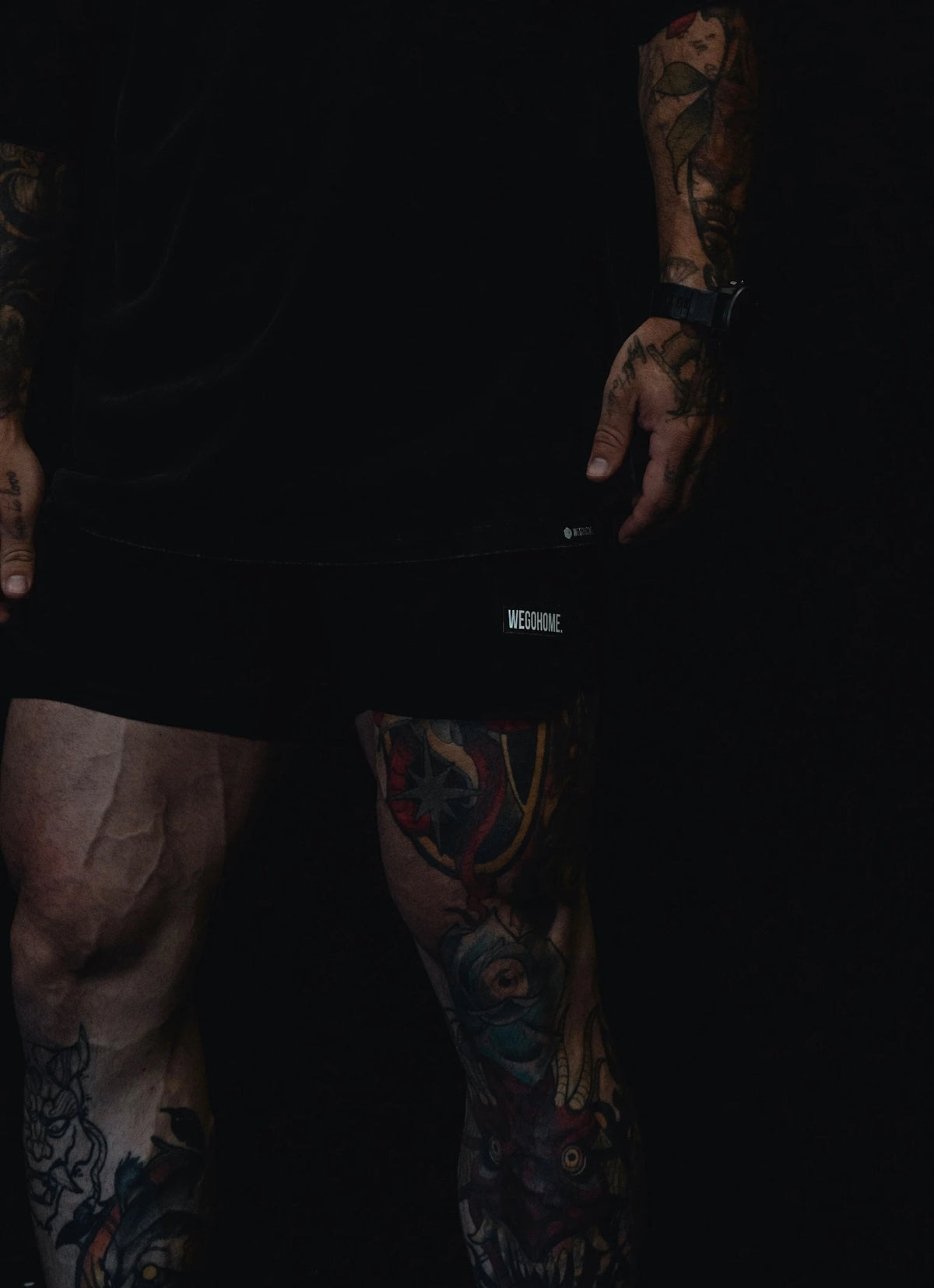 Assaulter Shorts in Black worn in the gym