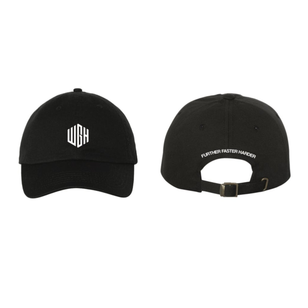 WGH Dad Hats - Further  Faster  Harder