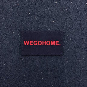 WE GO HOME PATCH - BLACK/RED VINYL